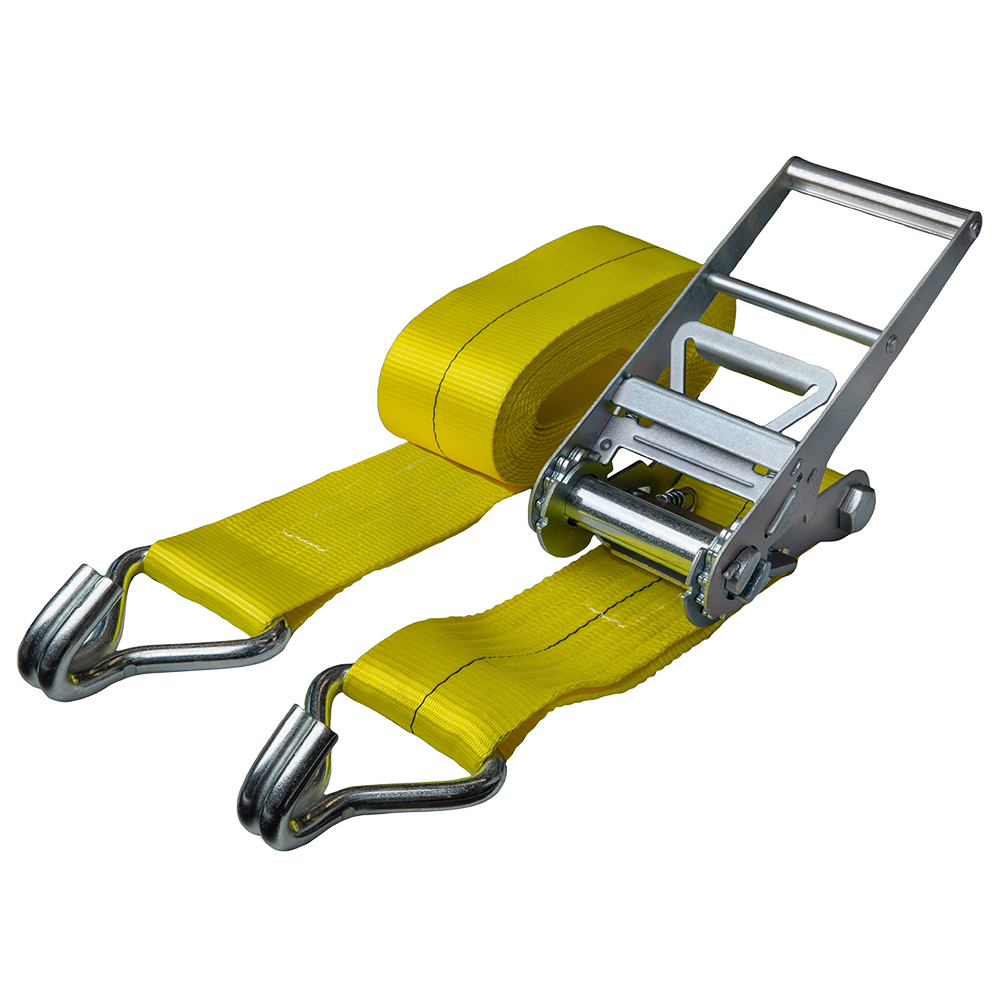 Zurrgurt 2-teilig mit Drucktasche und Spitzhaken - 1000/2000 daN, Bandbreite 35mm