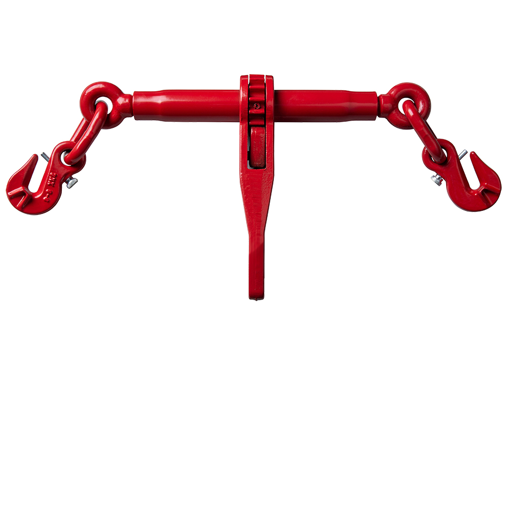 Ratschenlastenspanner mit kurzem Hebel & Verkürzungshaken - Güteklasse 8